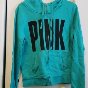 Pink zip up